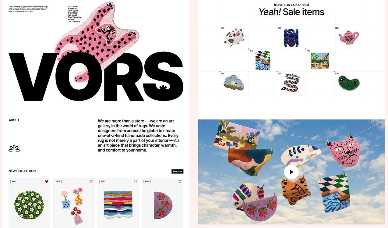 Collage of colourful 3D social media visuals